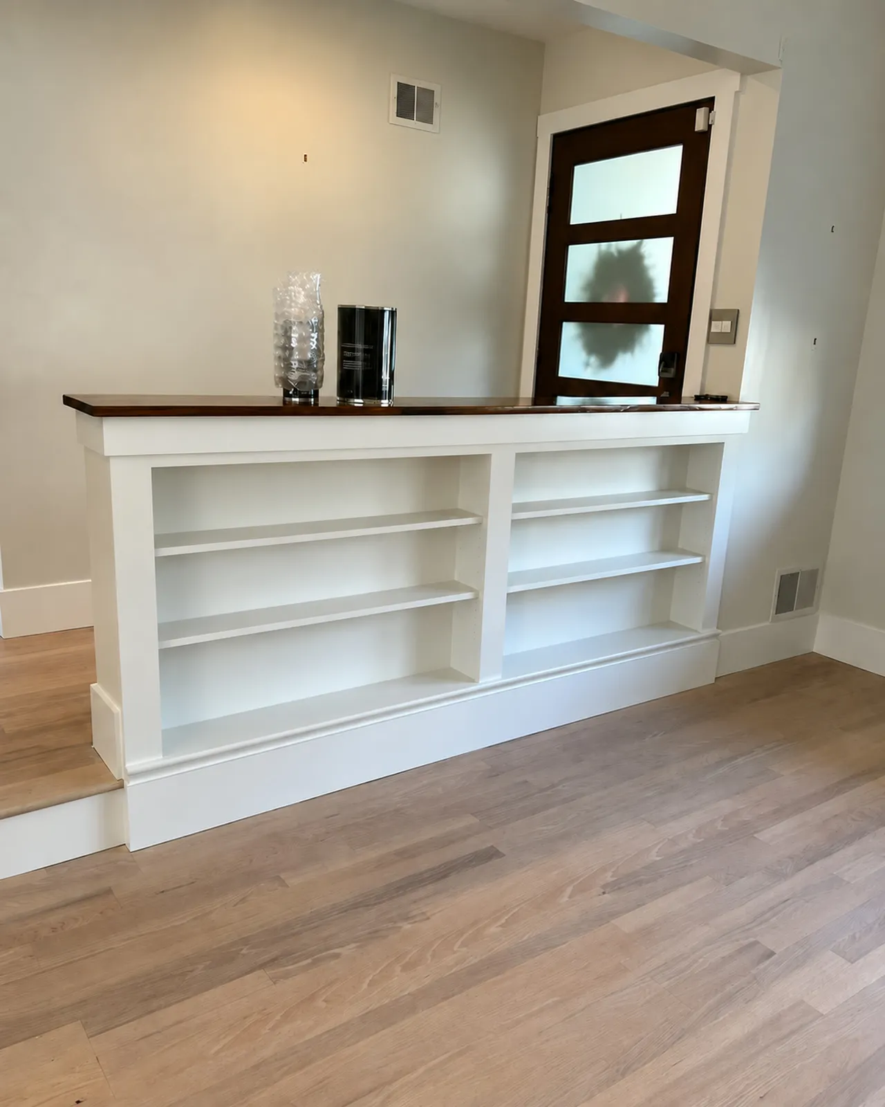 Custom Built-In Shelving, a completed W.S. Building & Remodeling project